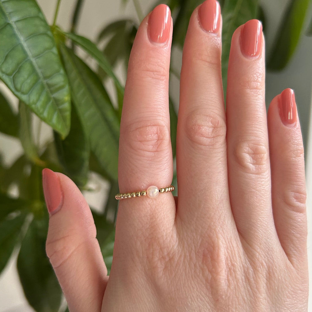 Shell Bead Ring