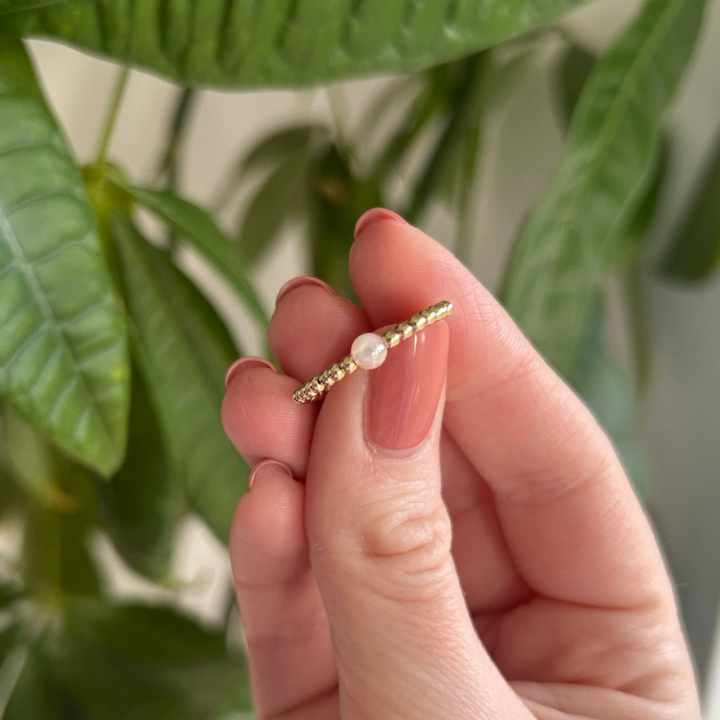Shell Bead Ring
