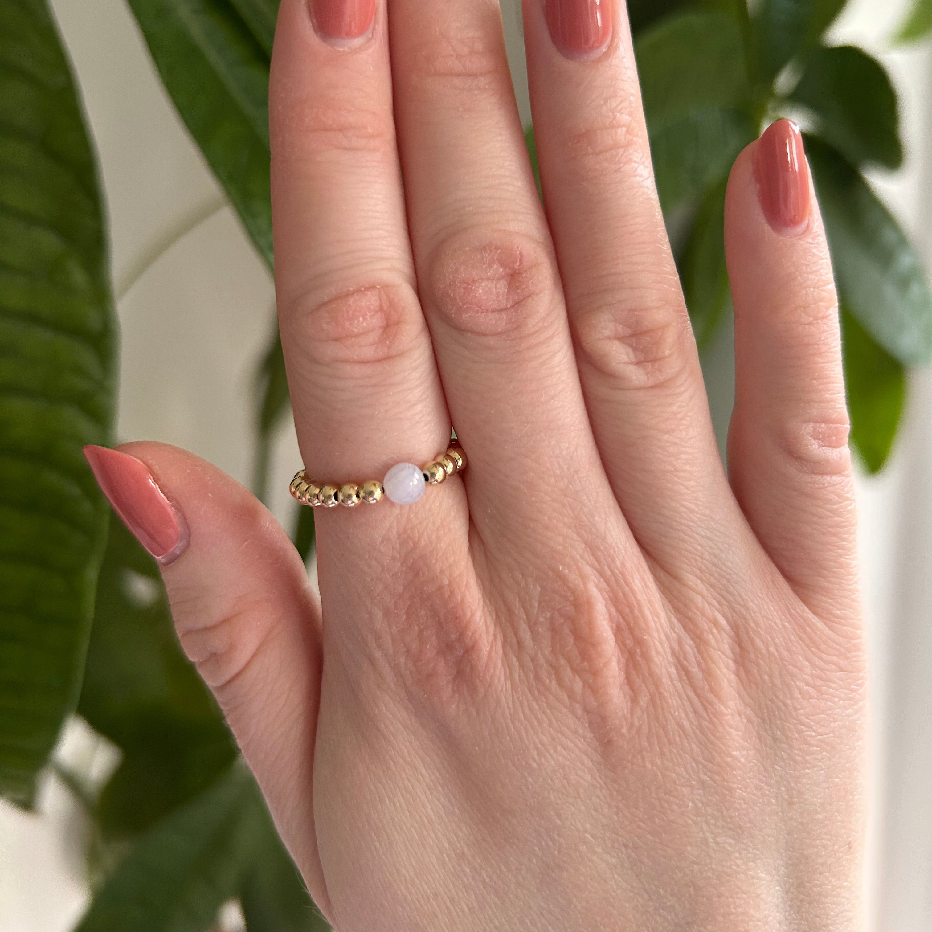 Lace Agate Ring