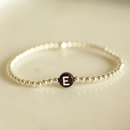Black Letter Bead